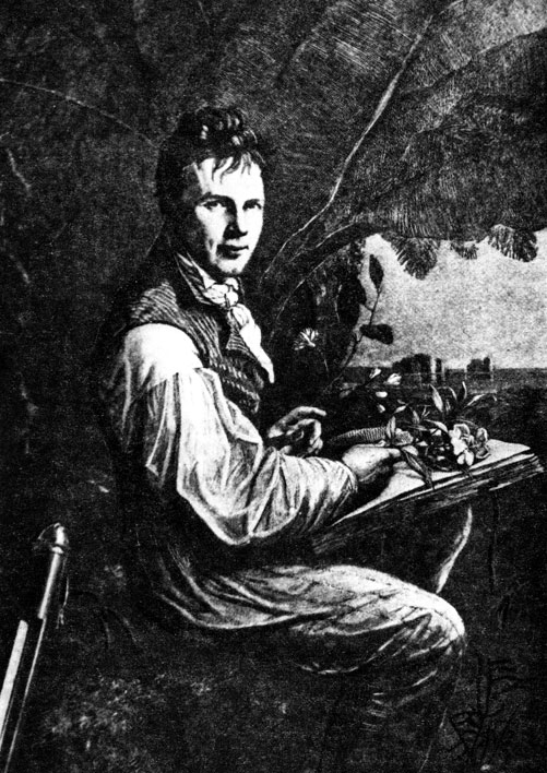 Александр Гумбольдт (1769 - 1859). Гравюра с картины Вейча