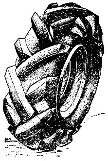 Рис. 3. Тракторные шины со специальным протекторным рисунком